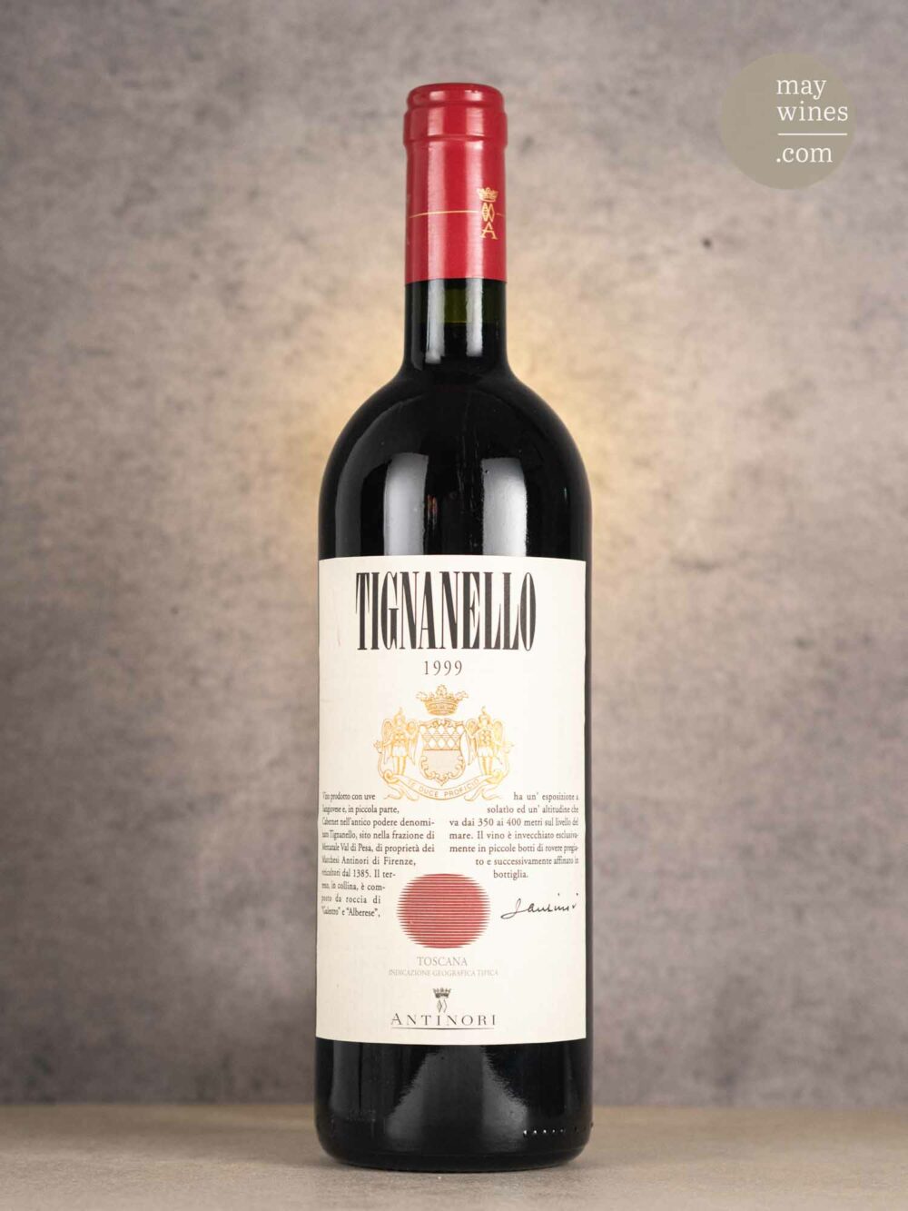 May Wines – Rotwein – 1999 Tignanello - Marchesi Antinori