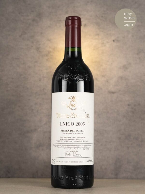 May Wines – Rotwein – 2005 Unico Gran Reserva - Vega Sicilia