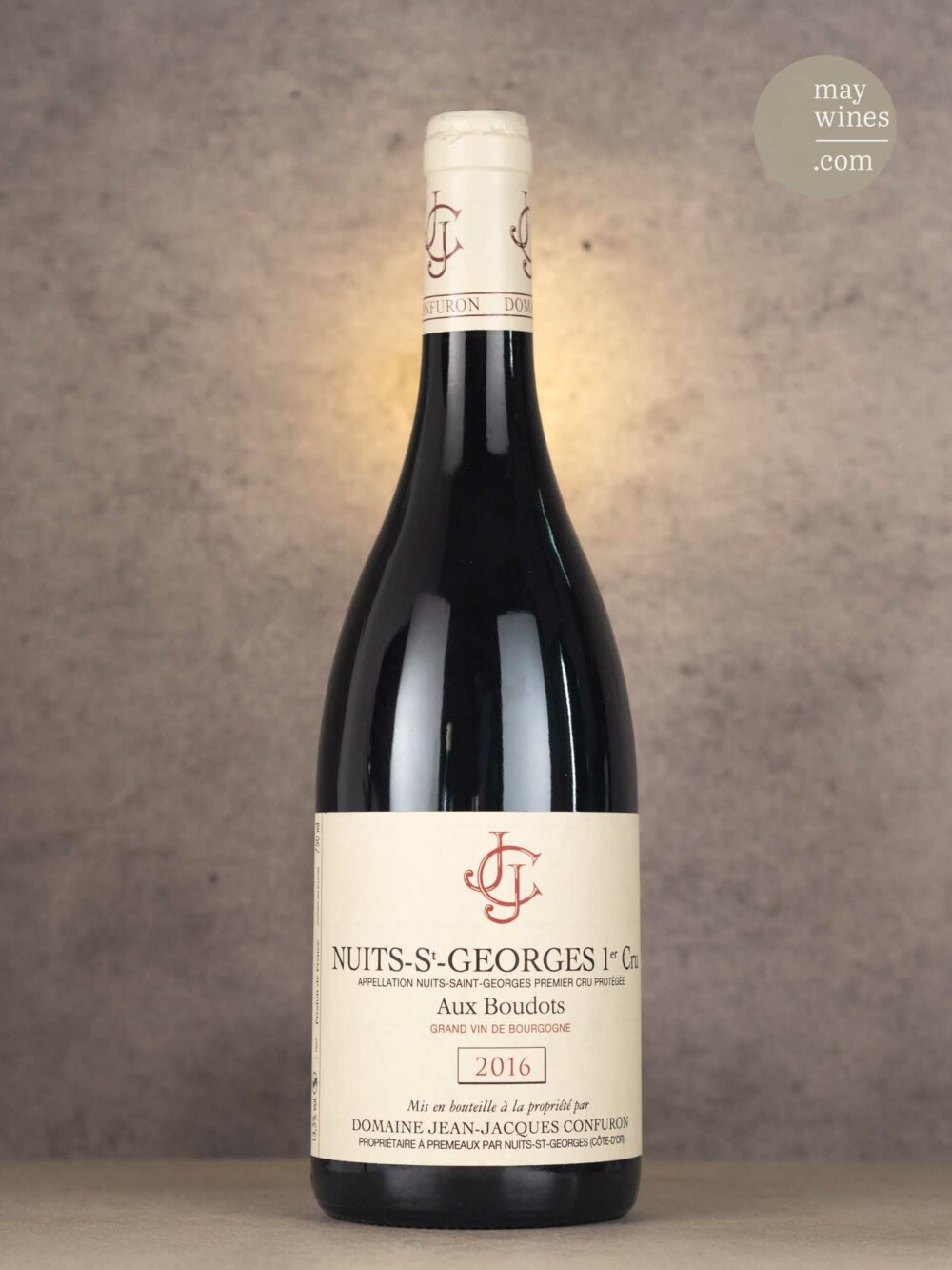 May Wines – Rotwein – 2016 Nuits-Saint-Georges Aux Boudots Premier Cru - Domaine Jean Jacques Confuron