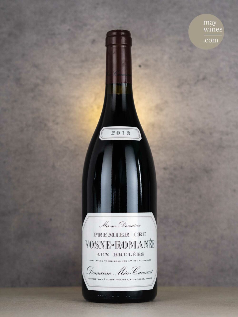 May Wines – Rotwein – 2013 Vosne-Romanée Aux Brûlées Premier Cru - Domaine Méo-Camuzet
