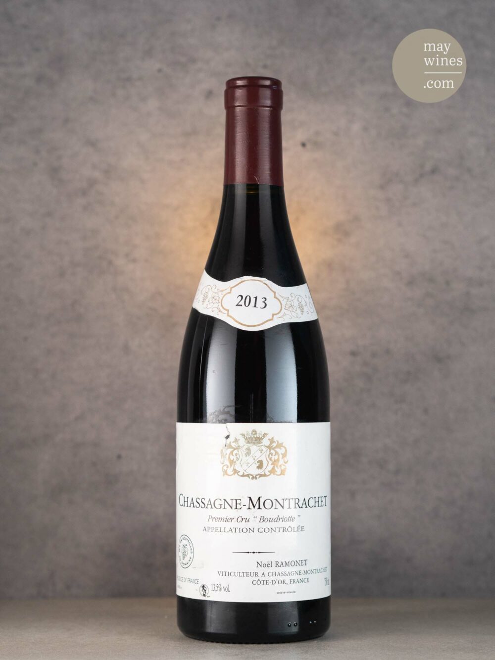 May Wines – Rotwein – 2013 Chassagne-Montrachet La Boudriotte Premier Cru - Domaine Ramonet