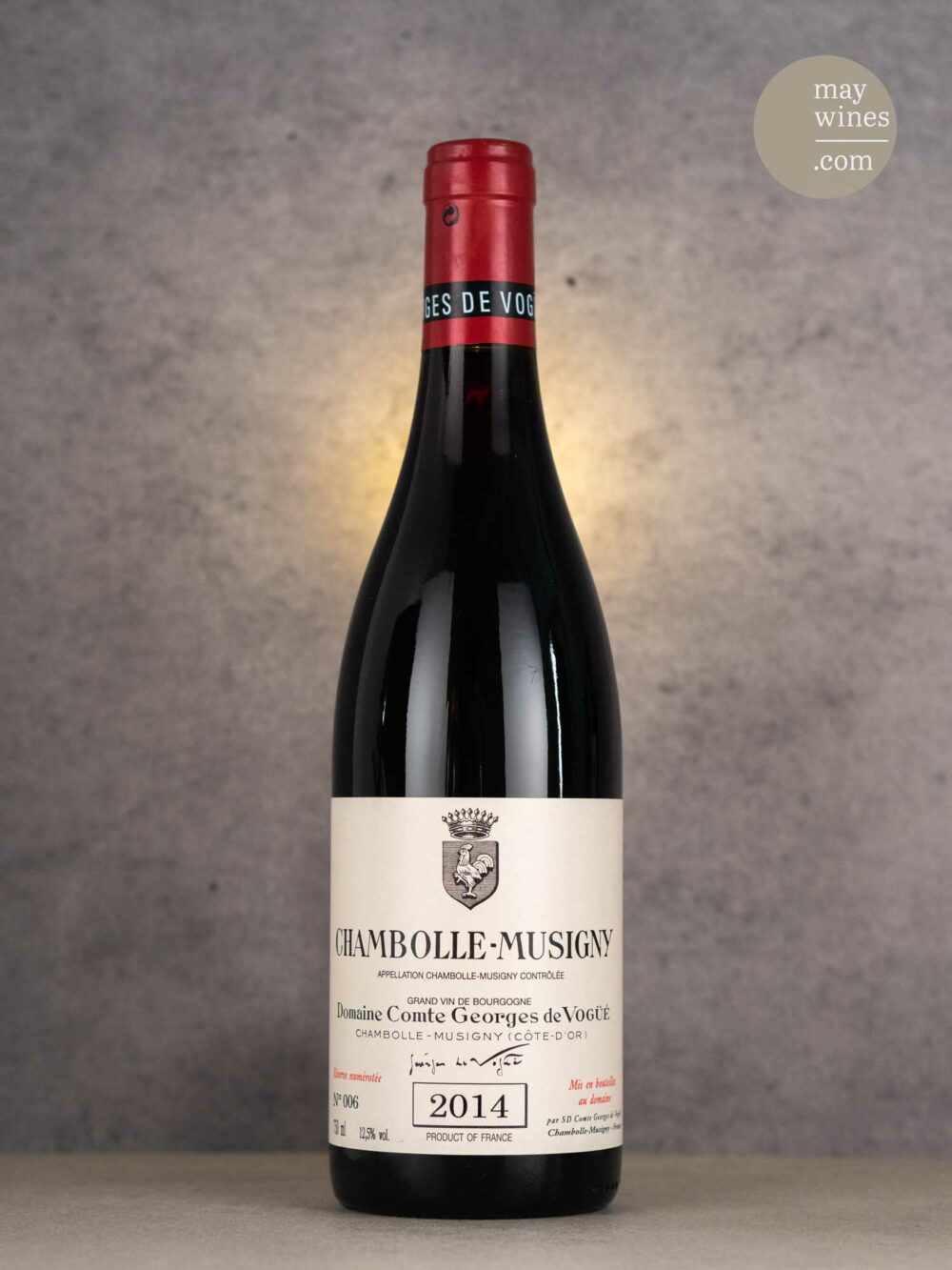 May Wines – Rotwein – 2014 Chambolle-Musigny AC - Comte Georges de Vogüé