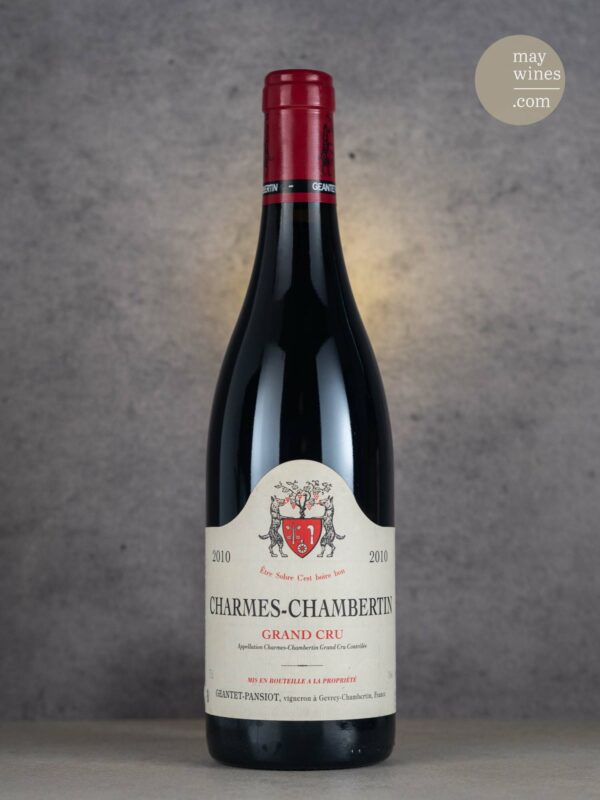 May Wines – Rotwein – 2010 Charmes-Chambertin Grand Cru - Geantet-Pansiot