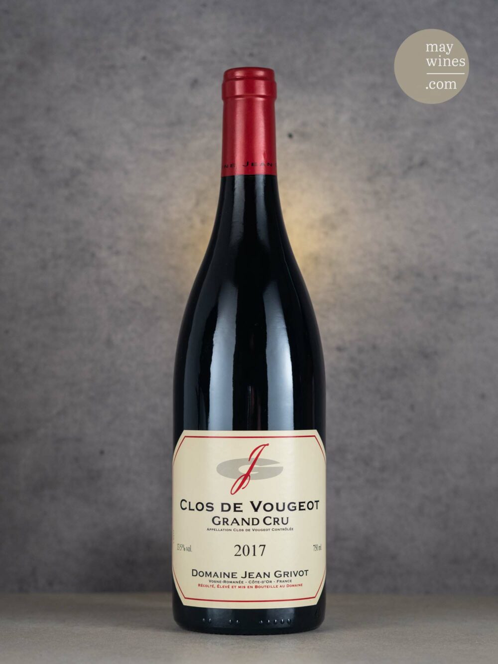 May Wines – Rotwein – 2017 Clos de Vougeot Grand Cru - Domaine Jean Grivot