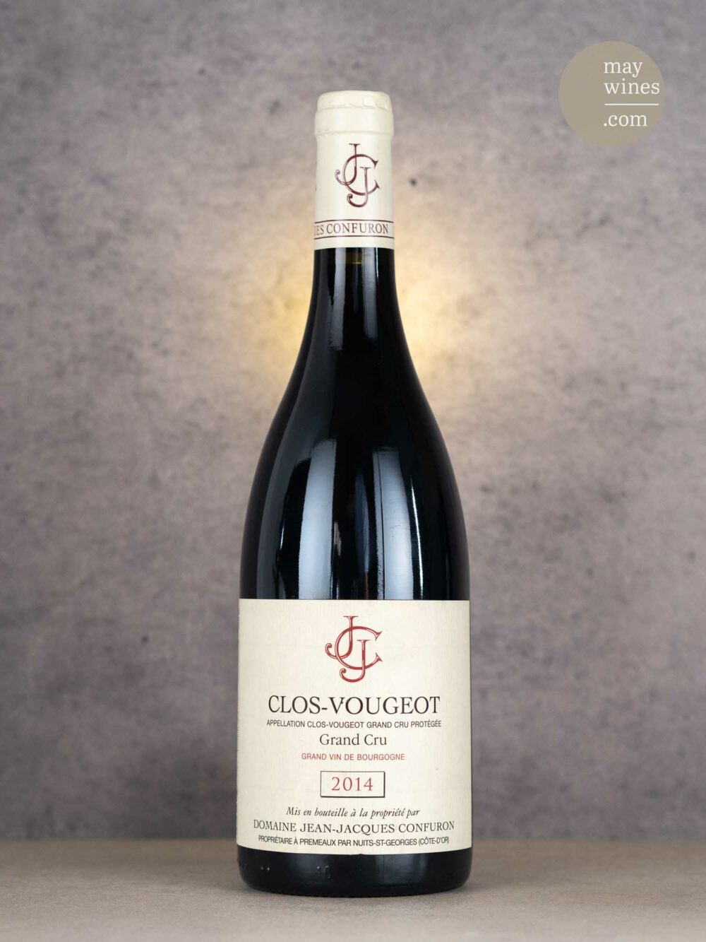 May Wines – Rotwein – 2014 Clos-Vougeot Grand Cru - Domaine Jean Jacques Confuron