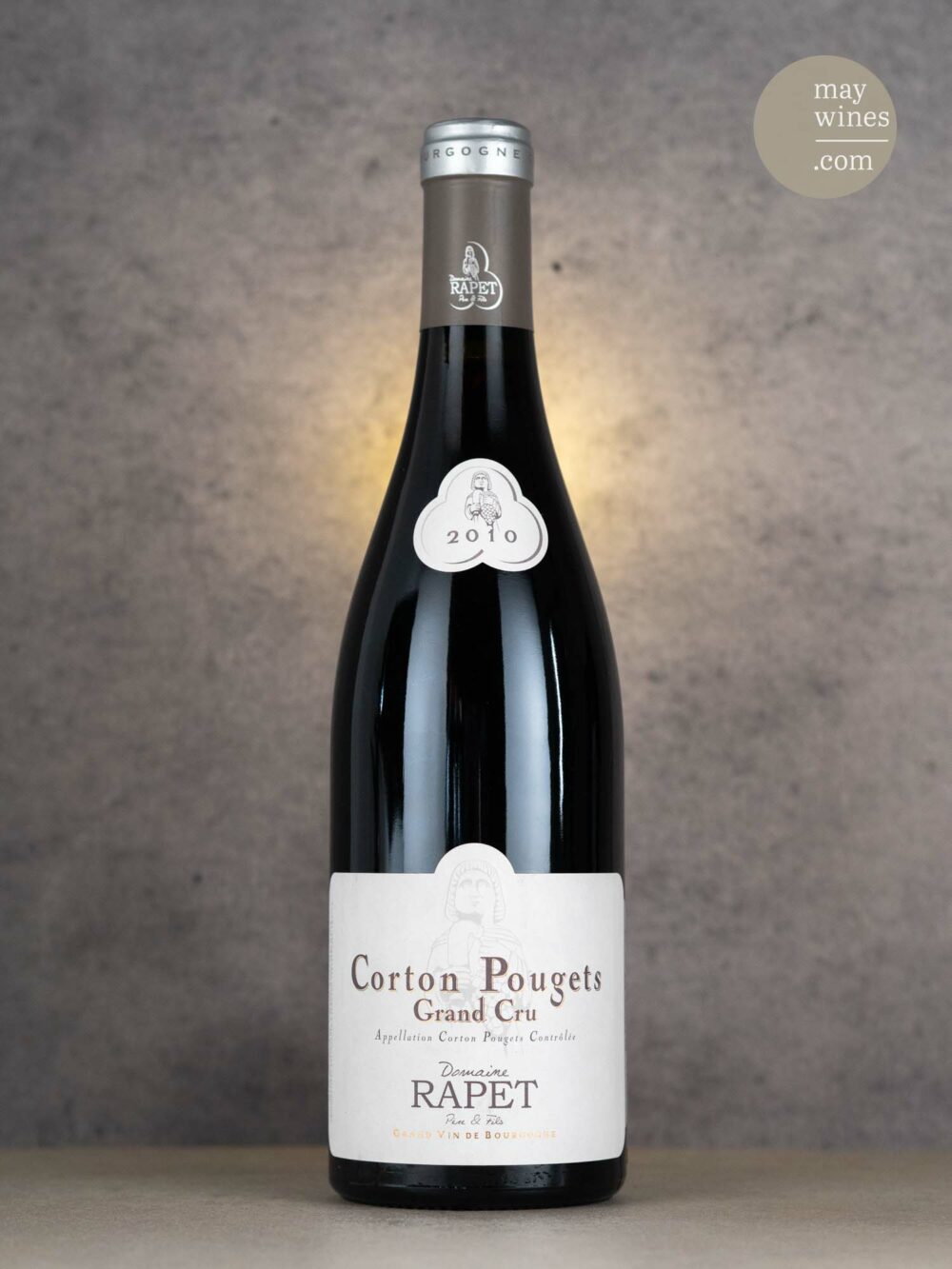 May Wines – Rotwein – 2010 Corton Pougets Grand Cru - Domaine Rapet Père et Fils