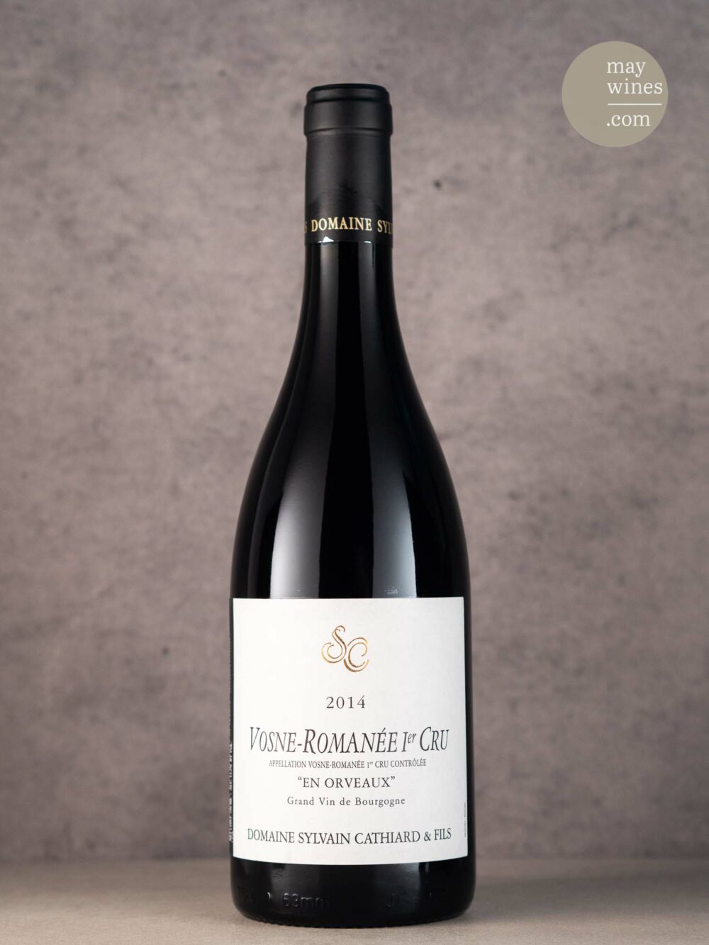 May Wines – Rotwein – 2014 Vosne-Romanée En Orveaux Premier Cru - Domaine Sylvain Cathiard et Fils