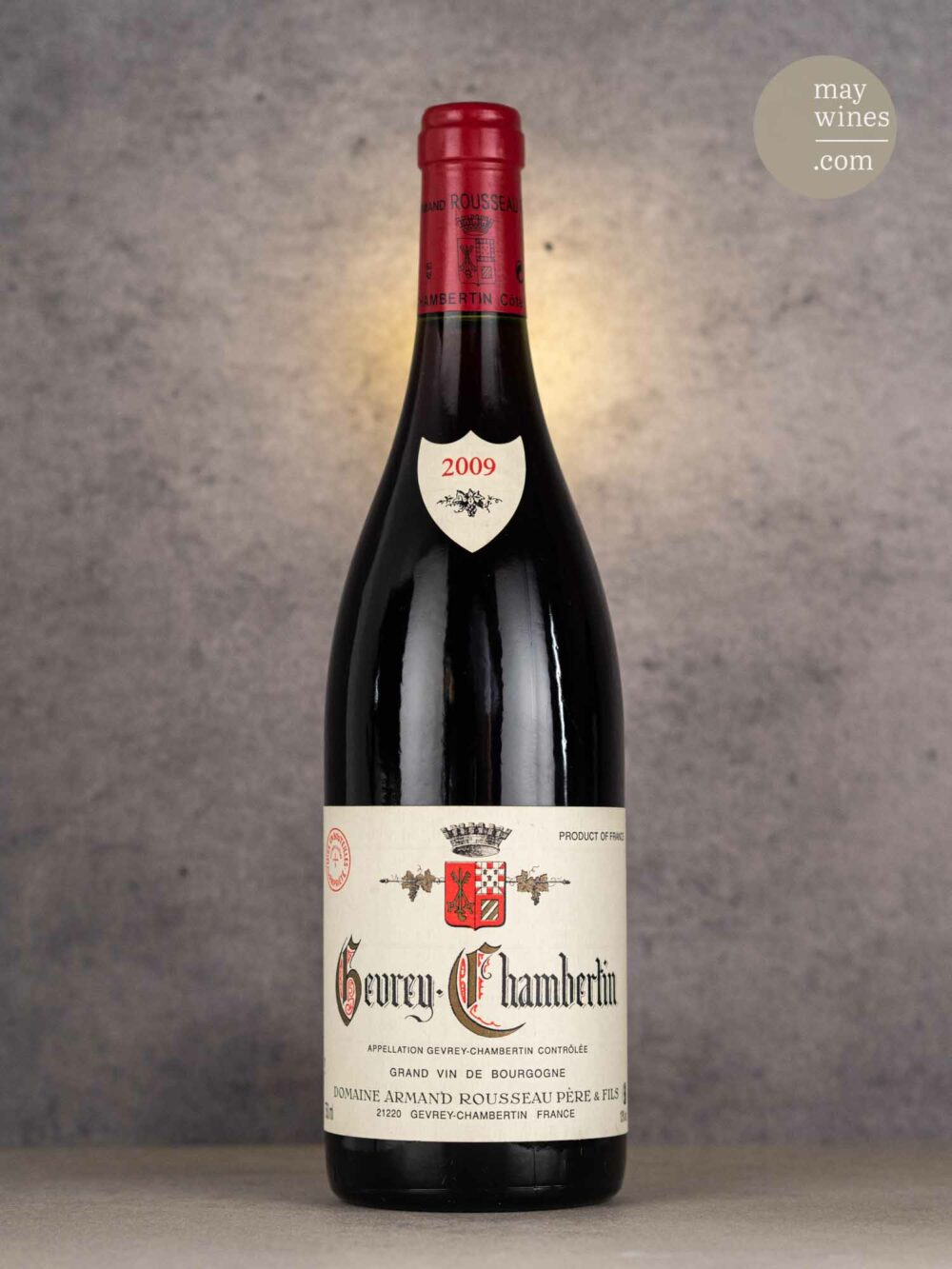 May Wines – Rotwein – 2009 Gevrey-Chambertin AC - Domaine Armand Rousseau