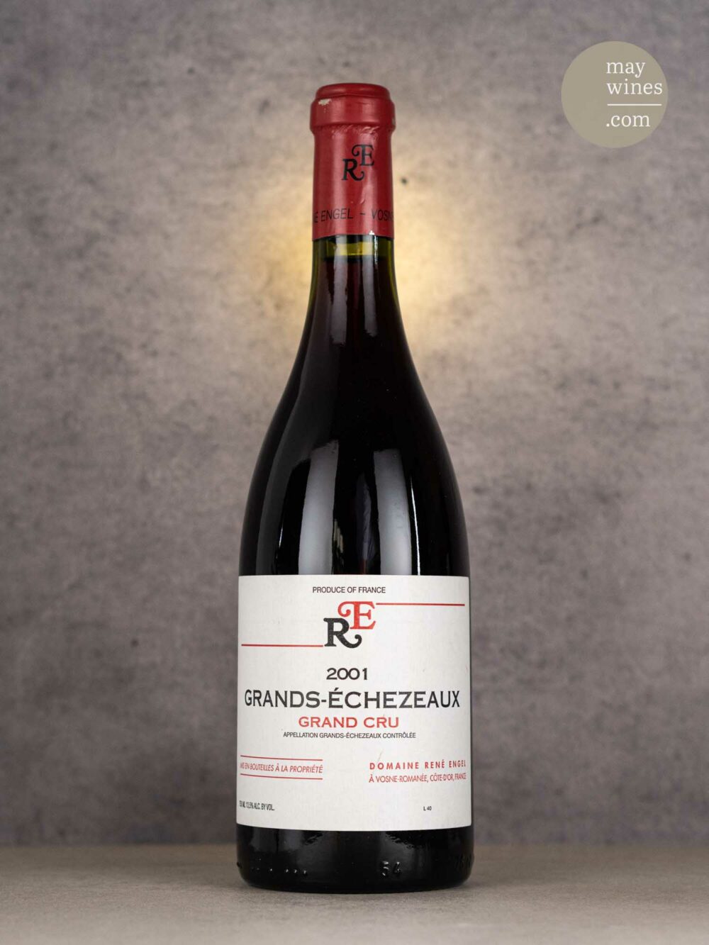 May Wines – Rotwein – 2001 Grands-Échezeaux Grand Cru - Domaine Rene Engel