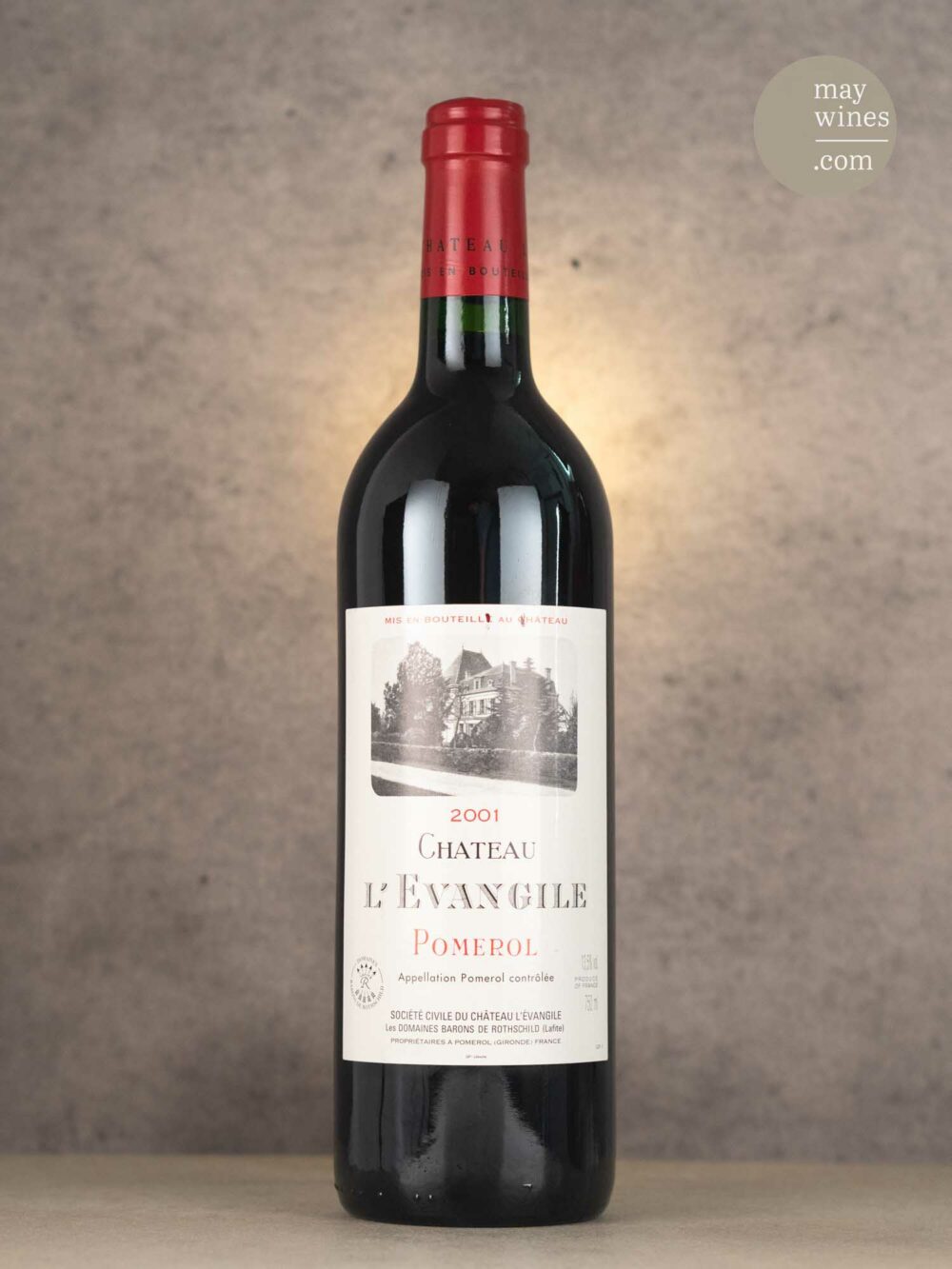 May Wines – Rotwein – 2001 Château L'Evangile