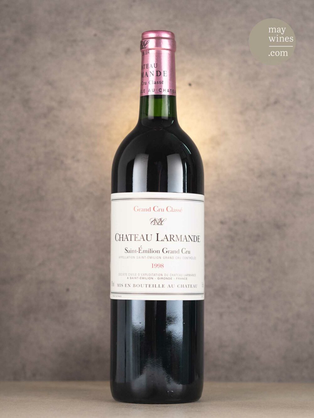 May Wines – Rotwein – 1998 Château Larmande