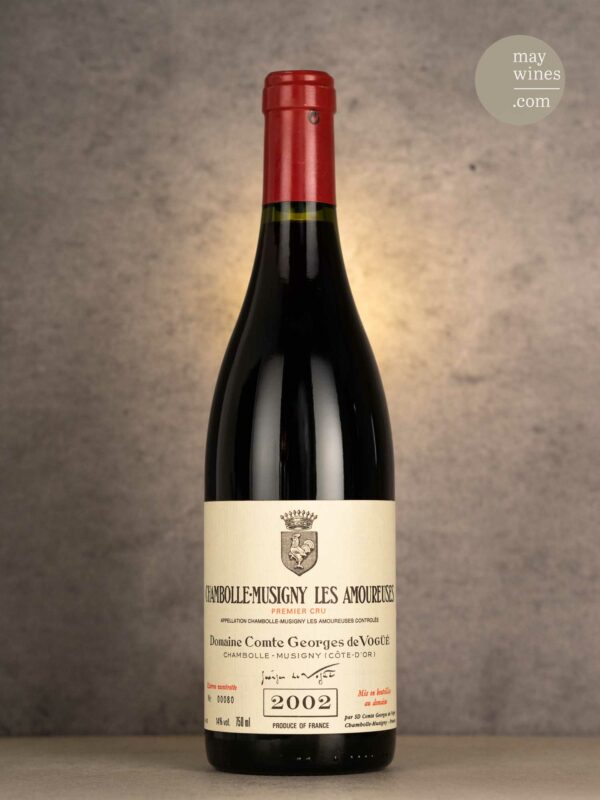 May Wines – Rotwein – 2002 Chambolle-Musigny Les Amoureuses Premier Cru - Domaine Comte Georges de Vogüé