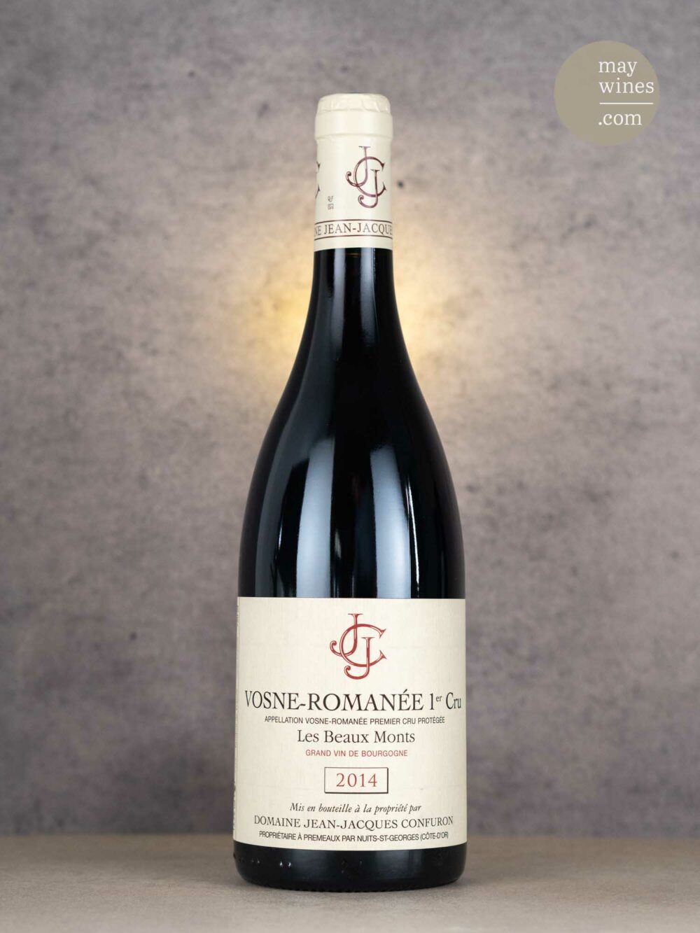 May Wines – Rotwein – 2014 Vosne-Romanée Les Beaux Monts Premier Cru - Domaine Jean Jacques Confuron
