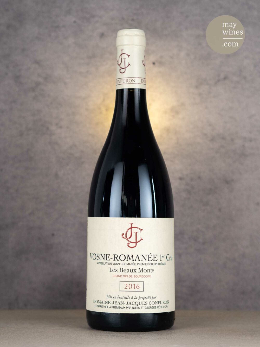 May Wines – Rotwein – 2016 Vosne-Romanée Les Beaux Monts Premier Cru - Domaine Jean Jacques Confuron