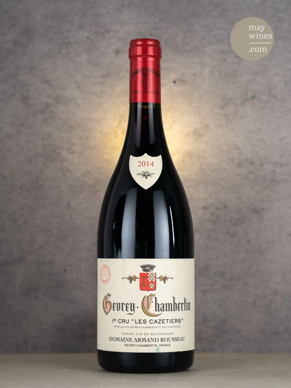 May Wines – Rotwein – 2014 Gevrey-Chambertin Les Cazetiers Premier Cru - Domaine Armand Rousseau