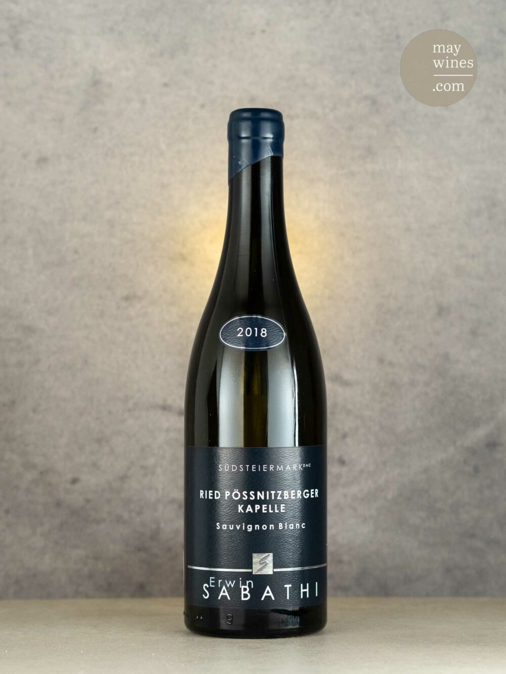 May Wines – Weißwein – 2018 Pössnitzberger Kapelle Sauvignon Blanc - Weingut Erwin Sabathi