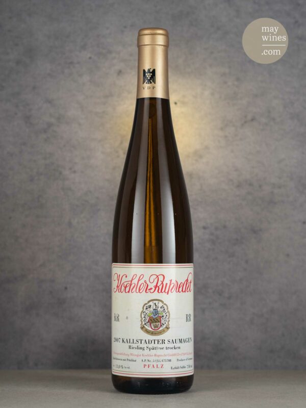 May Wines – Weißwein – 2007 Saumagen Riesling Spätlese trocken RR - Weingut Koehler-Ruprecht