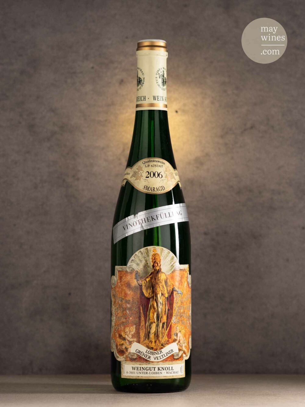 May Wines – Weißwein – 2006 Vinothekfüllung Grüner Veltliner Smaragd - Weingut Knoll