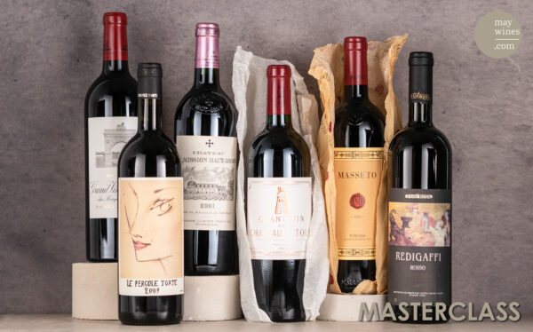 May Wines – MasterClass – Weine MasterClass Supertuscany vs. Bordeaux „Graz Edition“; Dienstag