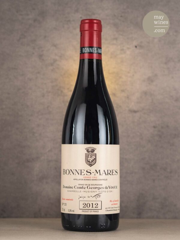 May Wines – Rotwein – 2012 Bonnes Mares Grand Cru - Domaine Comte Georges de Vogüé