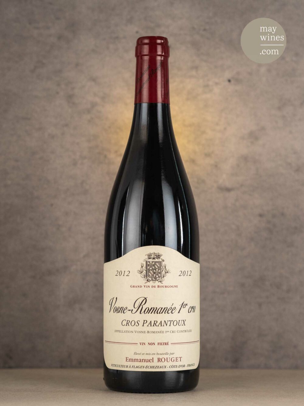 May Wines – Rotwein – 2012 Cros Parantoux Premier Cru - Domaine Emmanuel Rouget