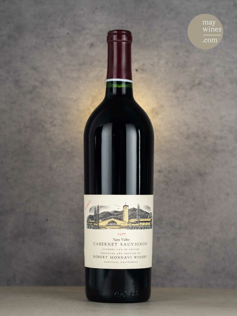 May Wines – Rotwein – 1977 Reserve Cabernet Sauvignon - Robert Mondavi