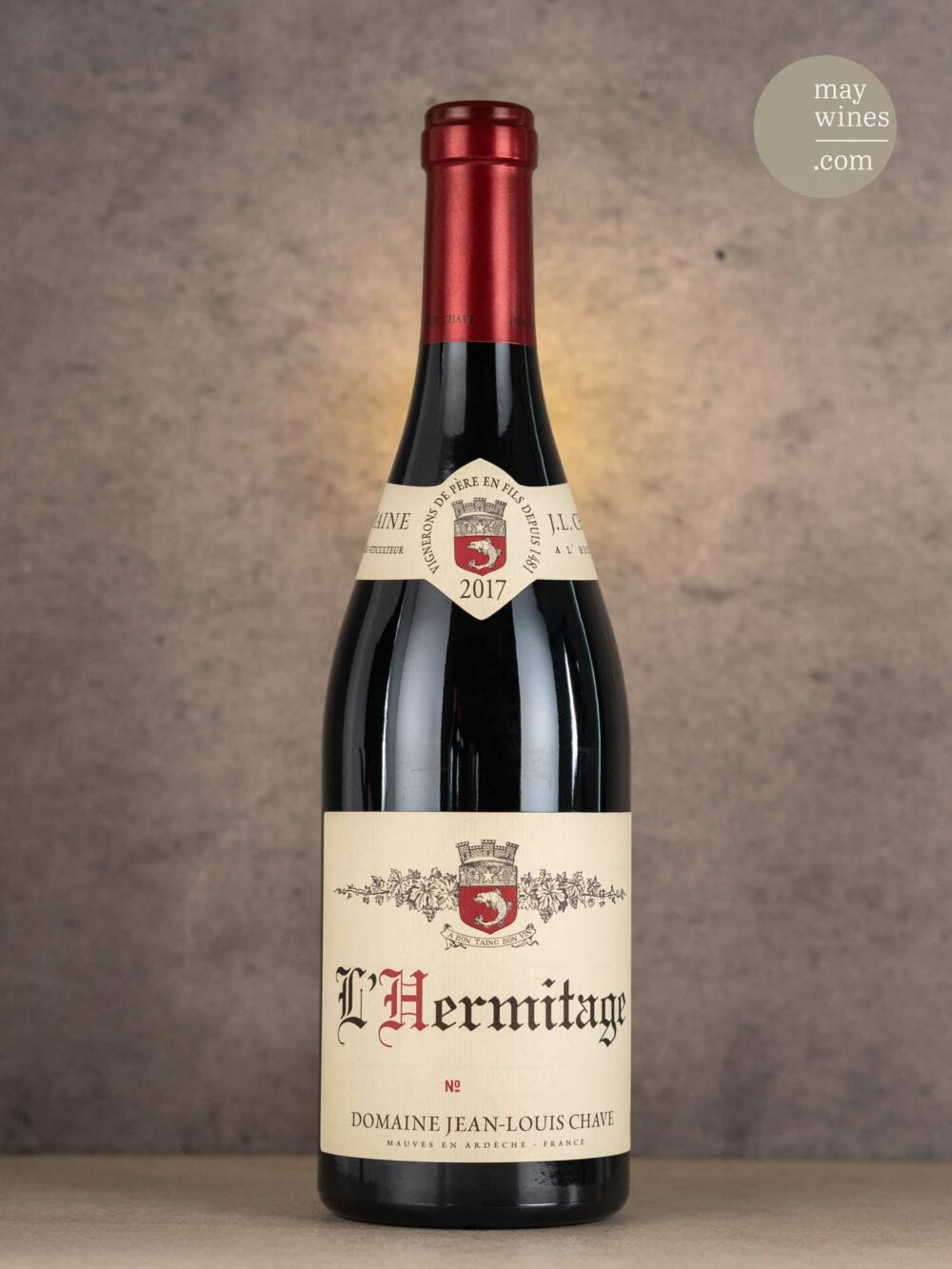 May Wines – Rotwein – 2017 Hermitage Rouge - Domaine Jean-Louis Chave