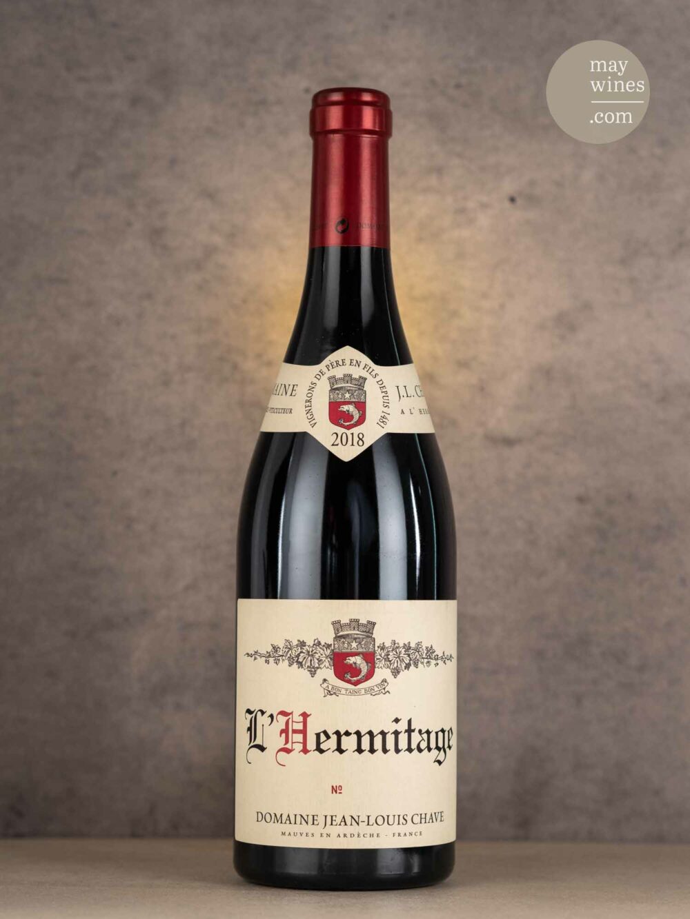 May Wines – Rotwein – 2018 Hermitage Rouge - Domaine Jean-Louis Chave
