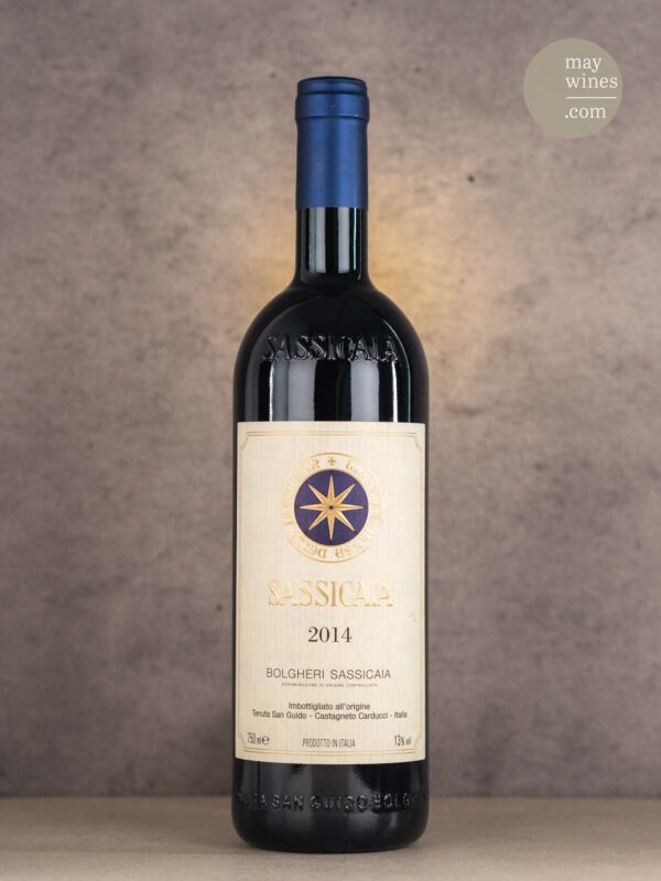 May Wines – Rotwein – 2014 Sassicaia - Tenuta San Guido