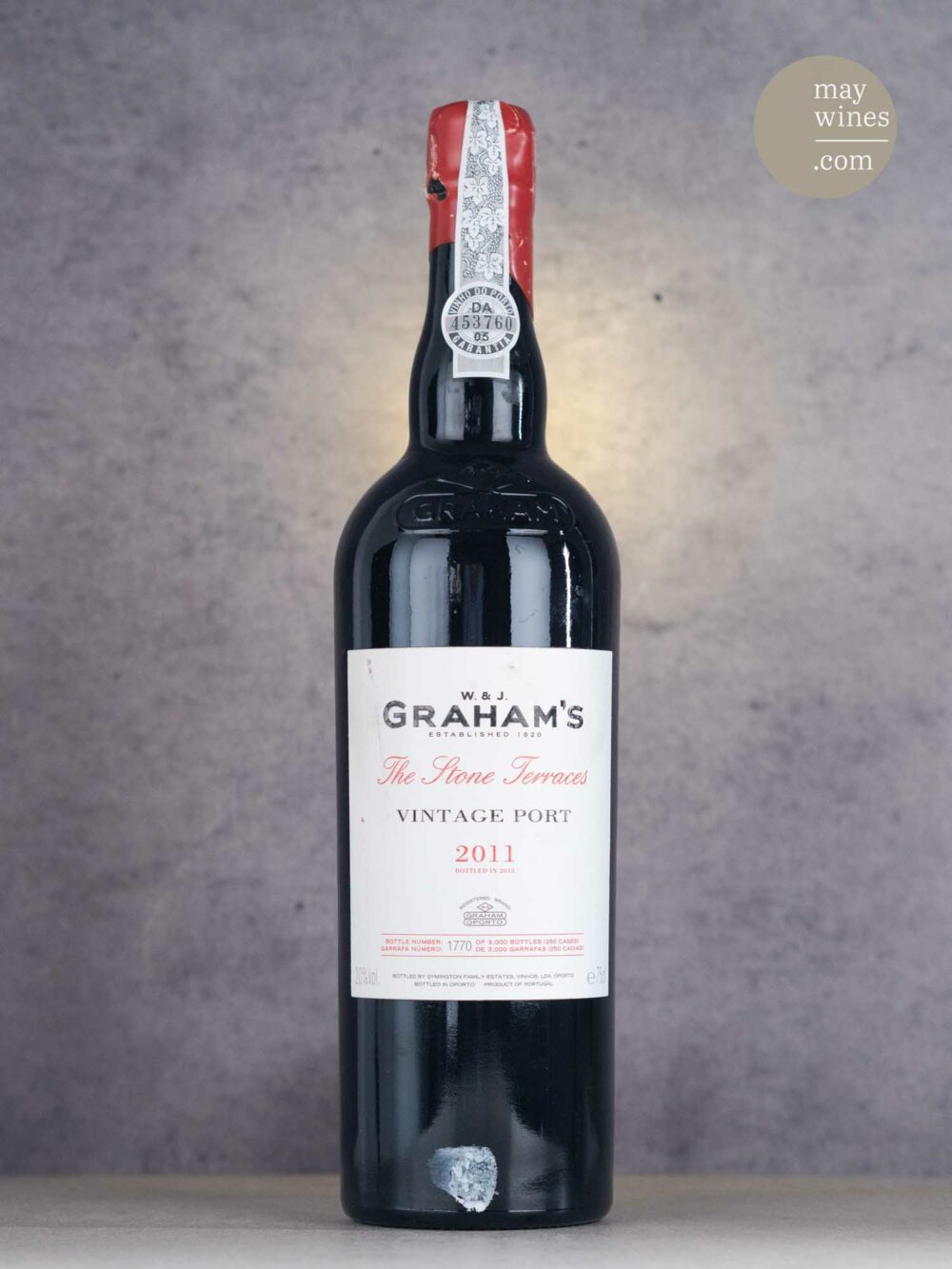 May Wines – Portwein – 2011 The Stone Terraces Vintage Port - Graham's