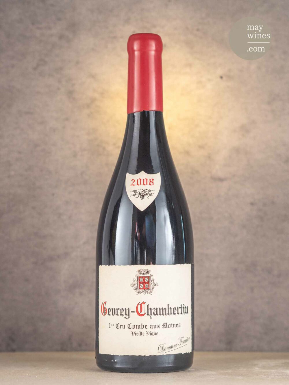 May Wines – Rotwein – 2008 Gevrey-Chambertin Combe aux Moines V. V. Premier Cru - Domaine Fourrier