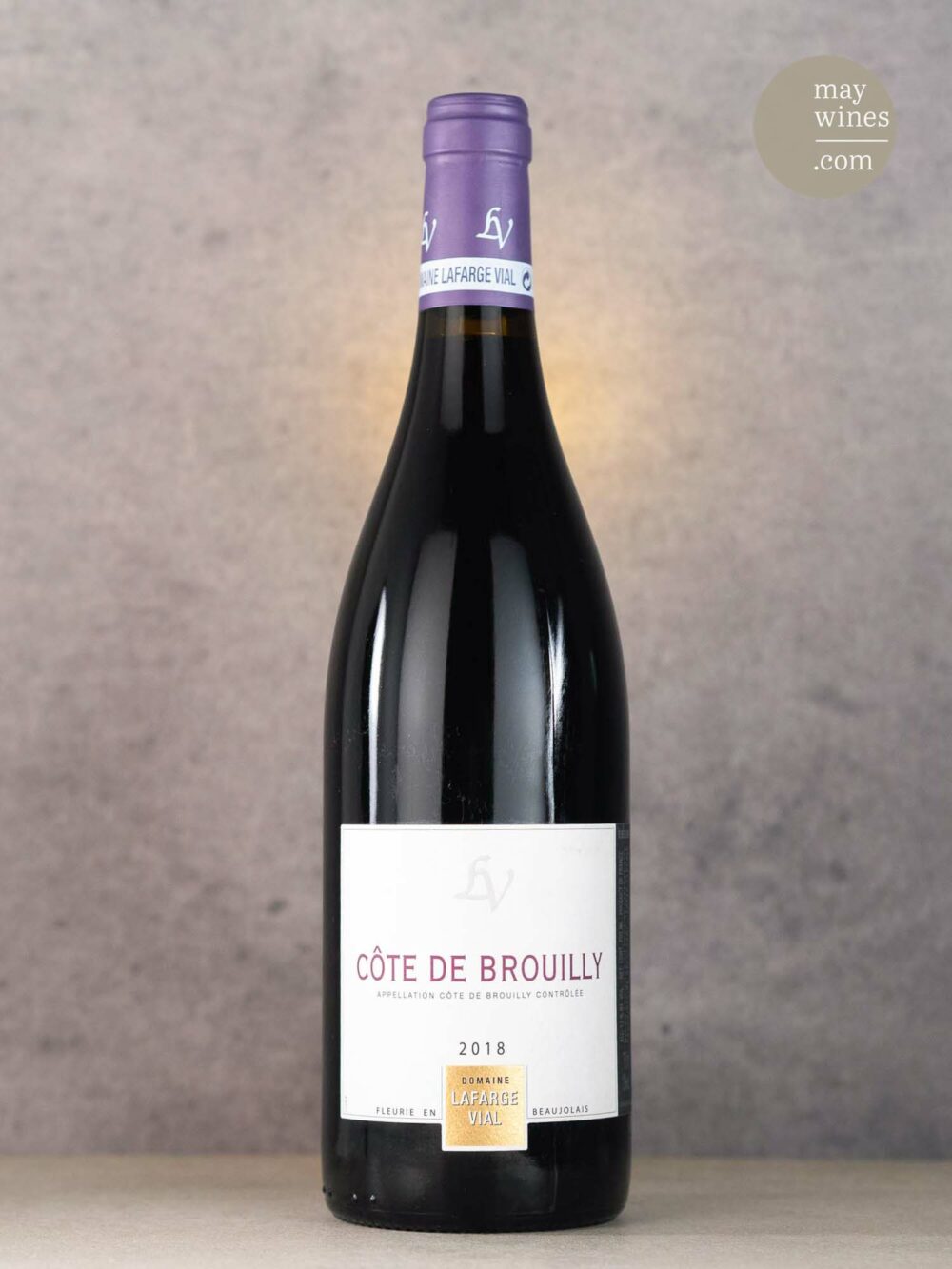 May Wines – Rotwein – 2018 Côte de Brouilly - Domaine Lafarge Vial