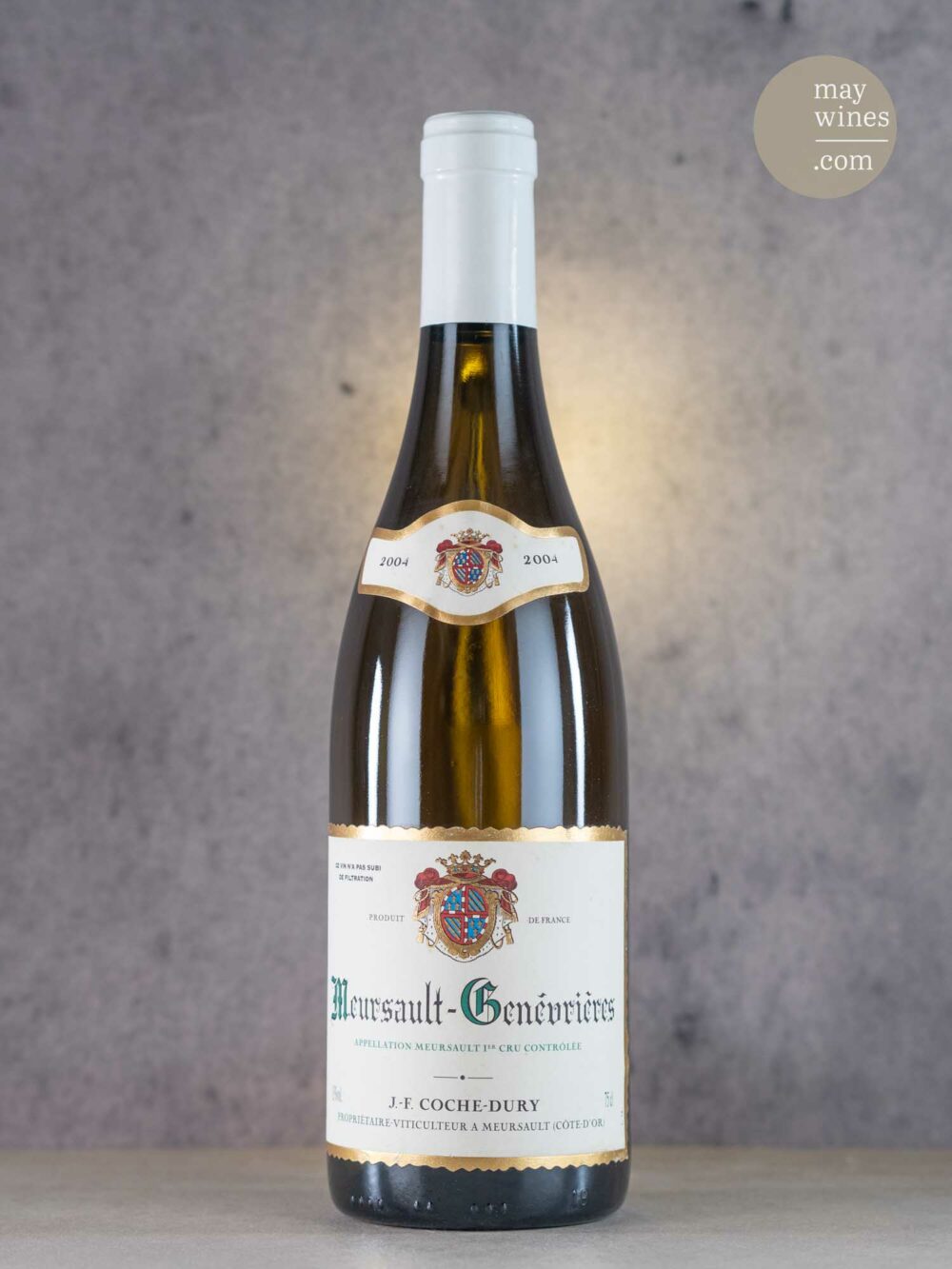 May Wines – Weißwein – 2004 Meursault Genevrières Premier Cru - Domaine Coche-Dury