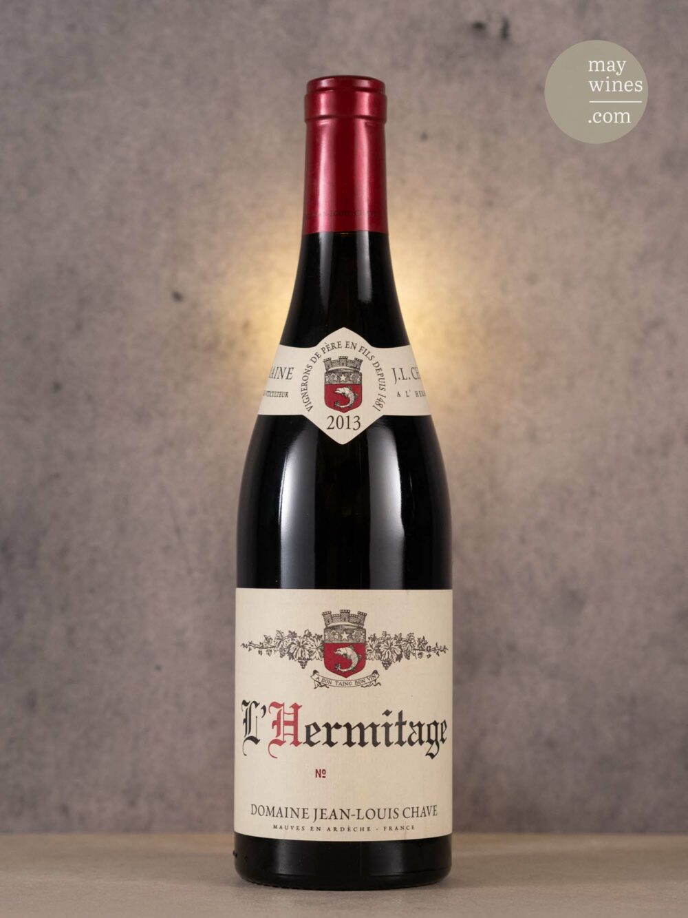 May Wines – Rotwein – 2013 Hermitage Rouge - Domaine Jean-Louis Chave
