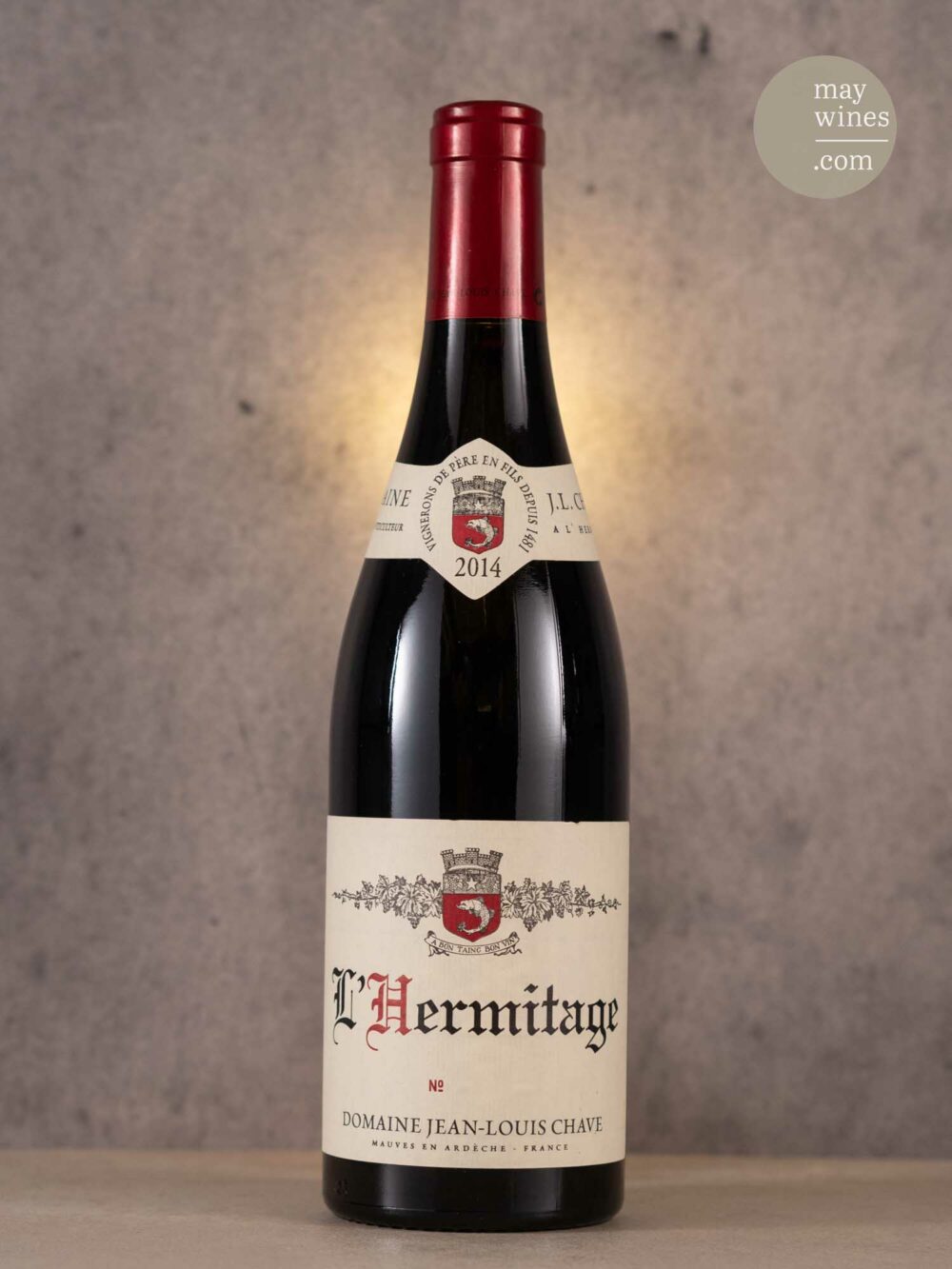 May Wines – Rotwein – 2014 Hermitage Rouge - Domaine Jean-Louis Chave