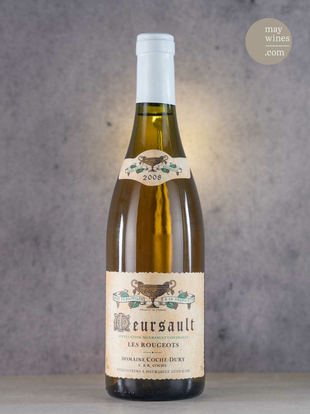 May Wines – Weißwein – 2008 Meursault Les Rougeots AC - Domaine Coche-Dury