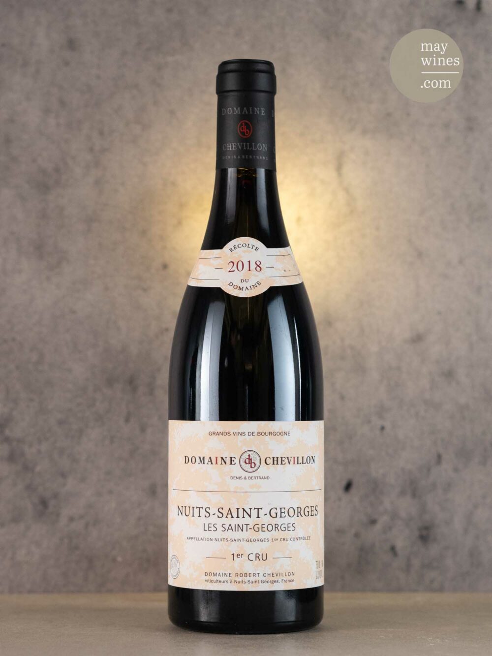 May Wines – Rotwein – 2018 Nuits-Saint-Georges Les Saint-Georges Premier Cru - Domaine Robert Chevillon