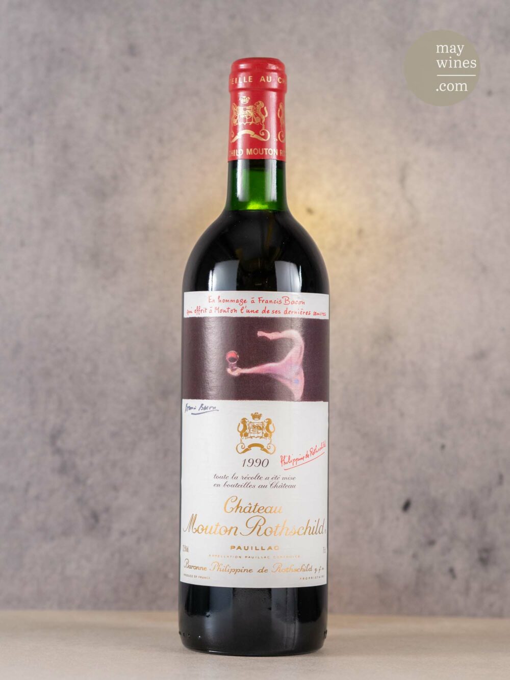 May Wines – Rotwein – 1990 Château Mouton Rothschild
