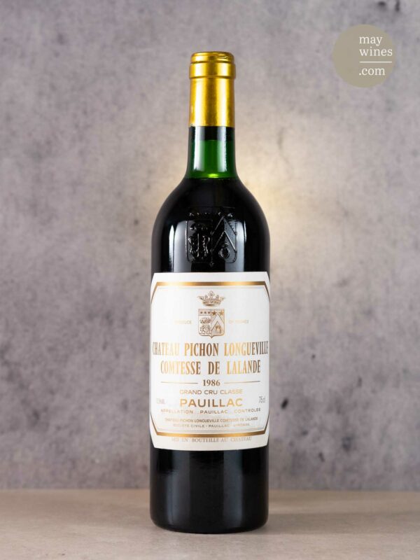 May Wines – Rotwein – 1986 Château Pichon Comtesse