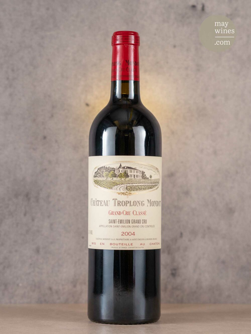 May Wines – Rotwein – 2004 Château Troplong Mondot
