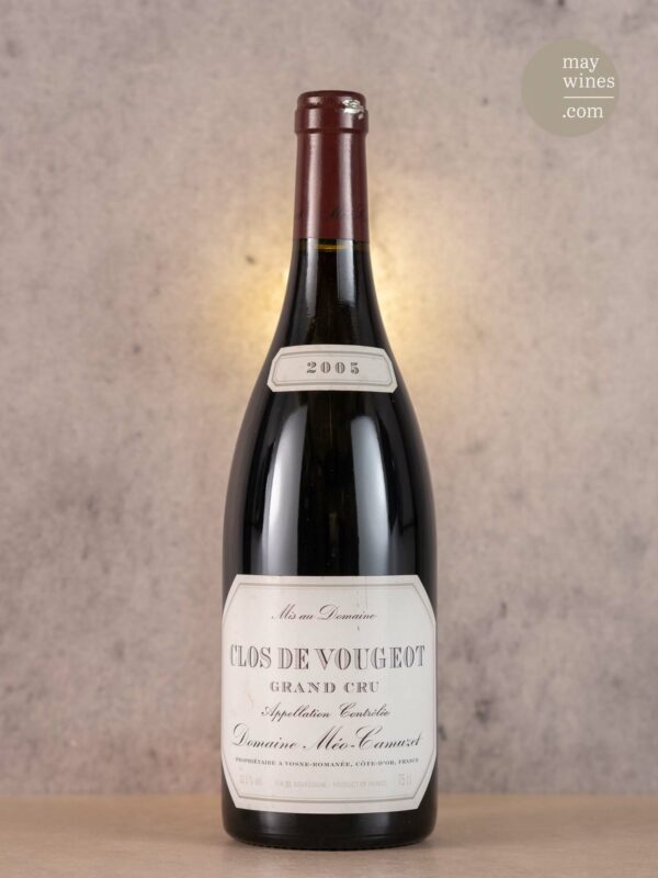 May Wines – Rotwein – 2005 Clos de Vougeot Grand Cru - Domaine Méo-Camuzet