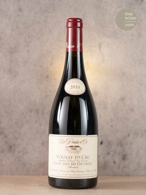 May Wines – Rotwein – 2010 Volnay En Cailleret Clos des 60 Ouvrees Premier Cru - Domaine de la Pousse d'Or