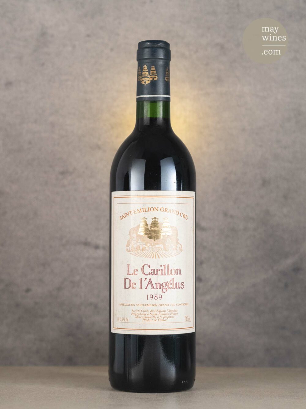 May Wines – Rotwein – 1989 Le Carillon de l'Angélus - Château Angelus