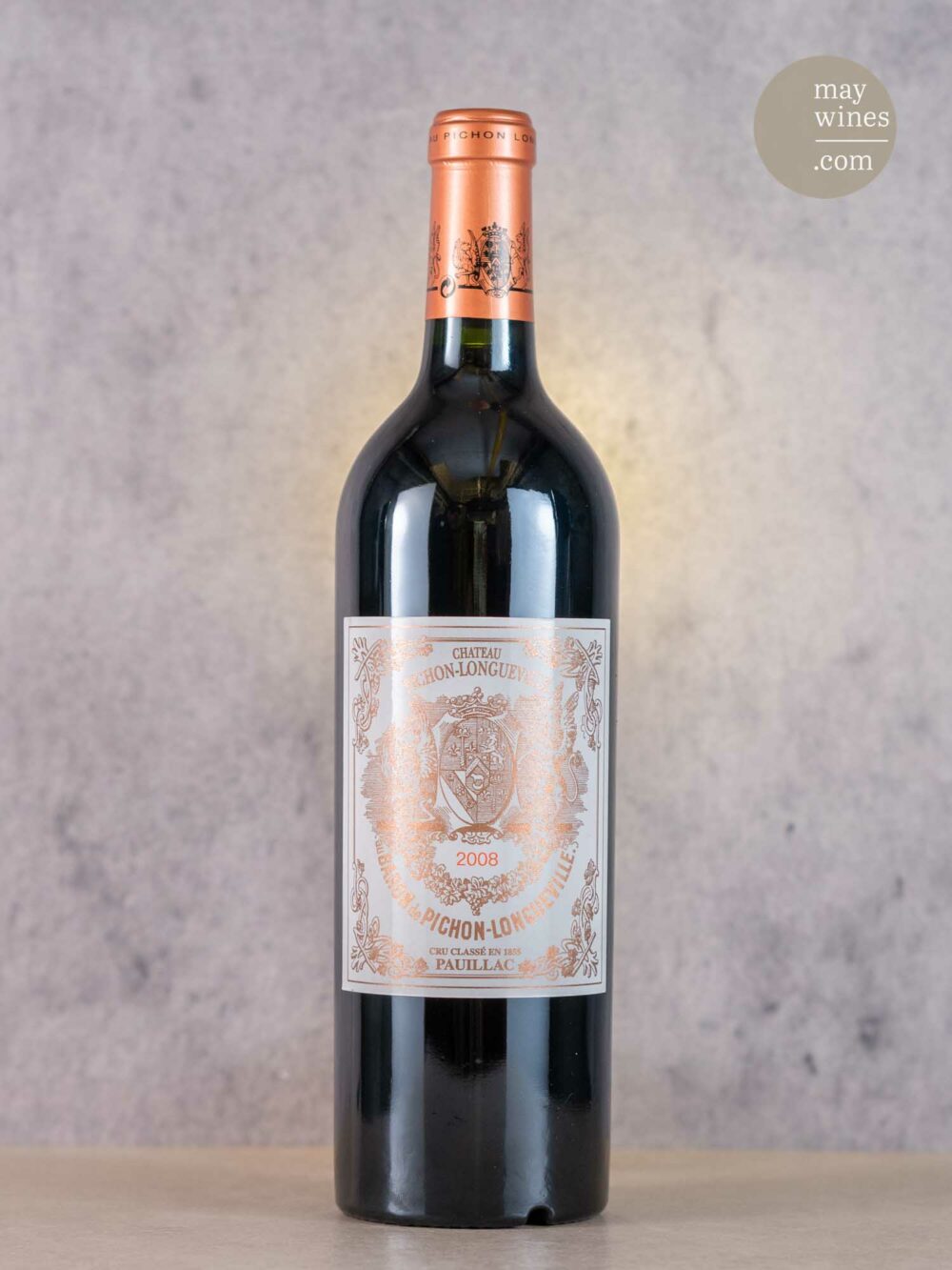 May Wines – Rotwein – 2008 Château Pichon Baron