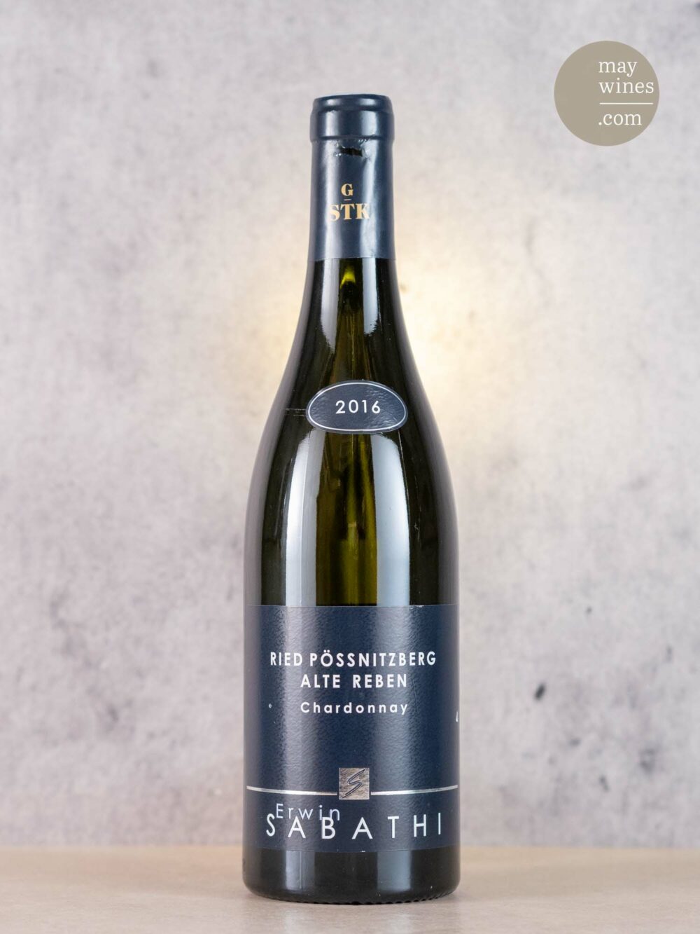 May Wines – Weißwein – 2016 Pössnitzberger Alte Reben Chardonnay - Weingut Erwin Sabathi