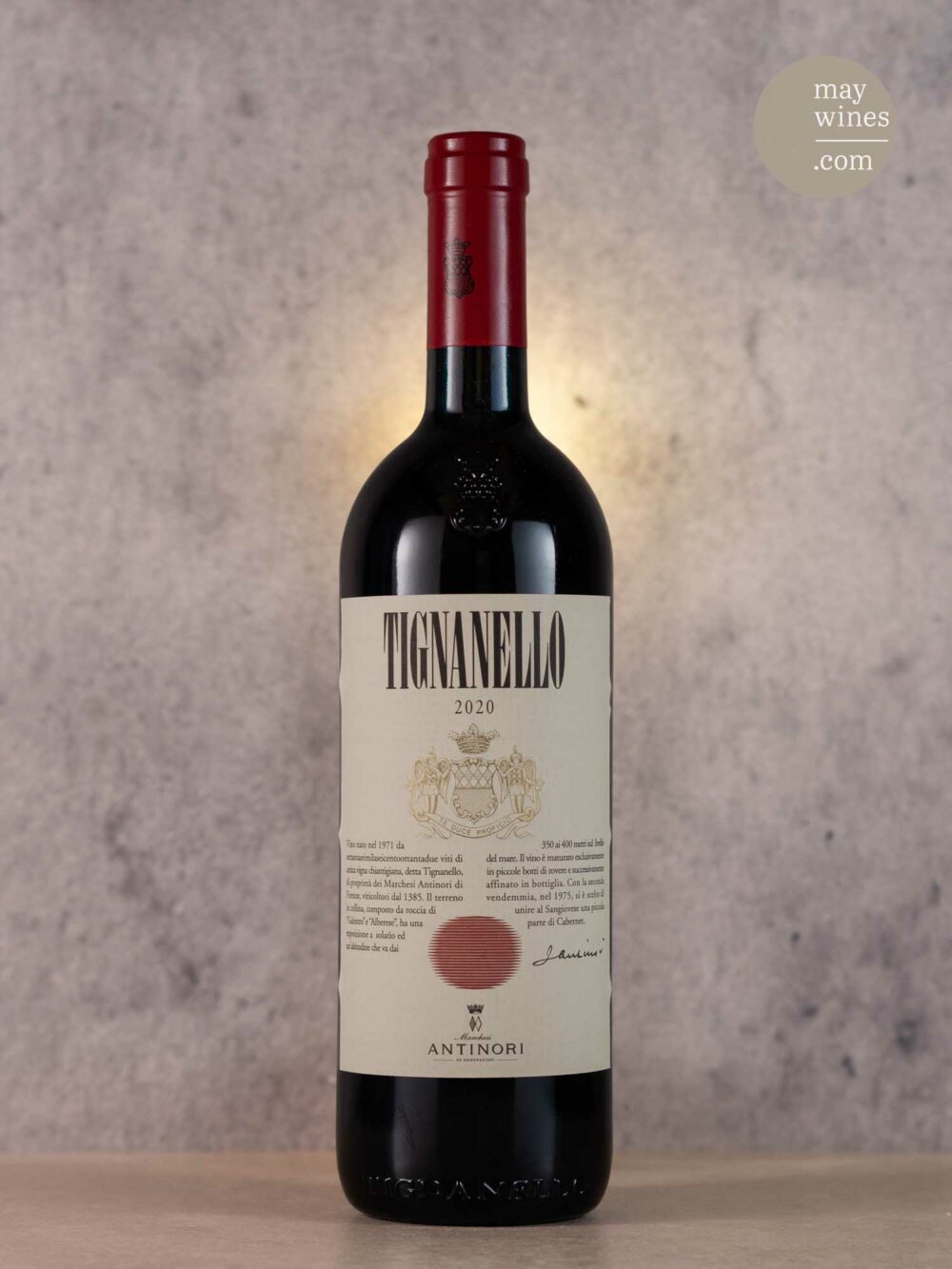 May Wines – Rotwein – 2020 Tignanello - Marchesi Antinori
