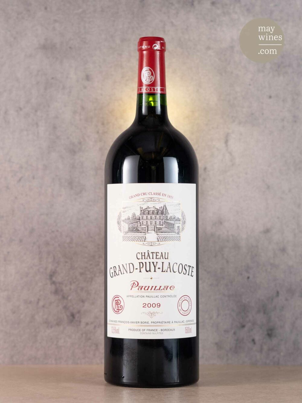 May Wines – Rotwein – 2009 Château Grand Puy Lacoste
