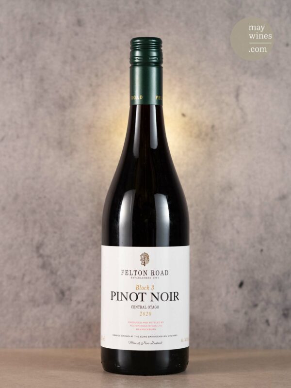 May Wines – Rotwein – 2020 Block 3 Pinot Noir  - Felton Road