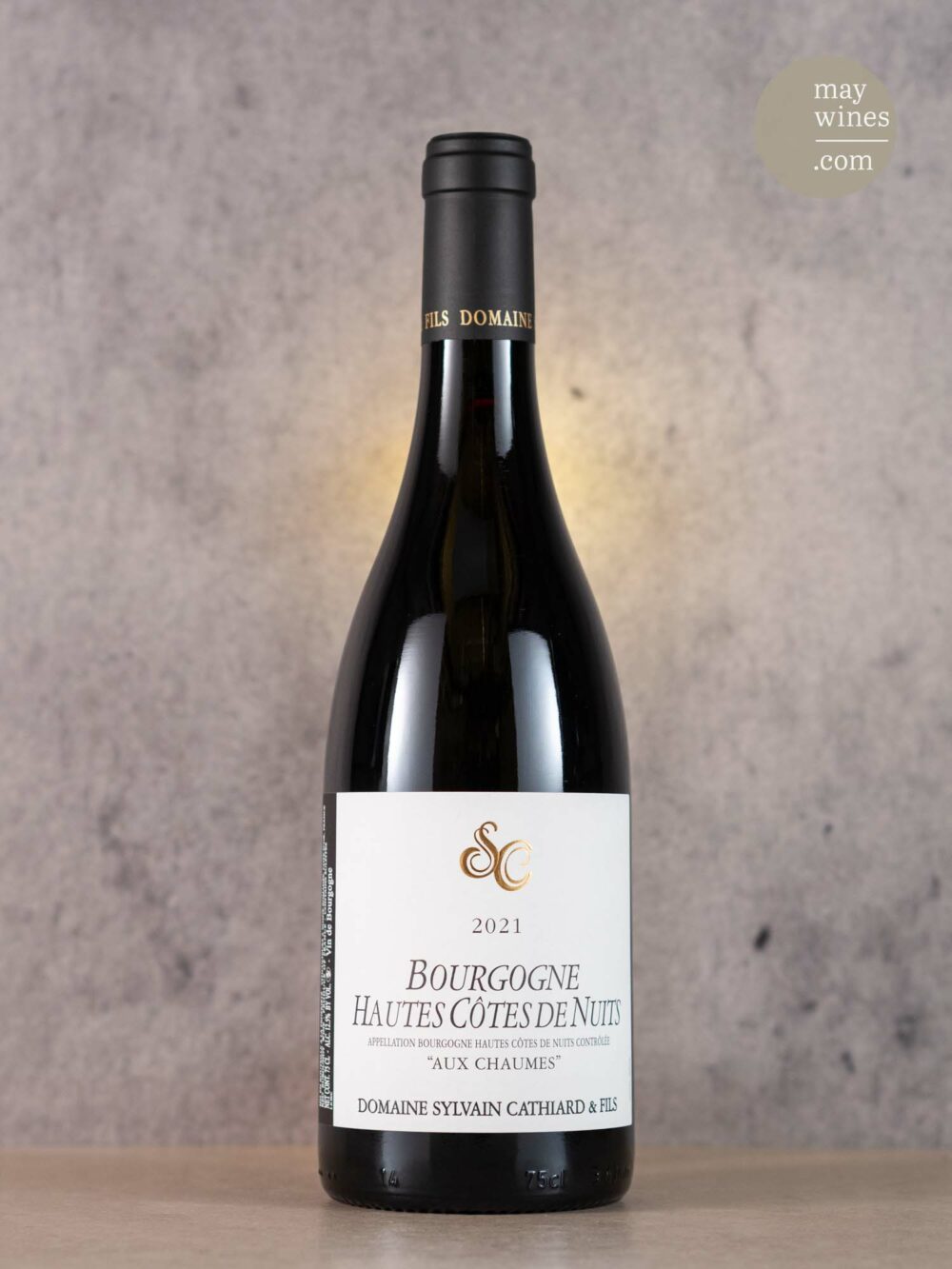 May Wines – Rotwein – 2021 Hautes Côtes de Nuits 'Aux Chaumes' Bourgogne - Domaine Sylvain Cathiard et Fils