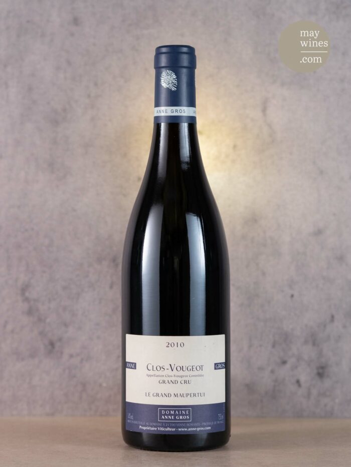 May Wines – Rotwein – 2010 Clos-Vougeot Le Grand Maupertui Grand Cru - Domaine Anne Gros
